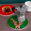 WD Lifestyle | Sottopentola in ceramica con decoro personalizzato Mykonos Line Natale 2025