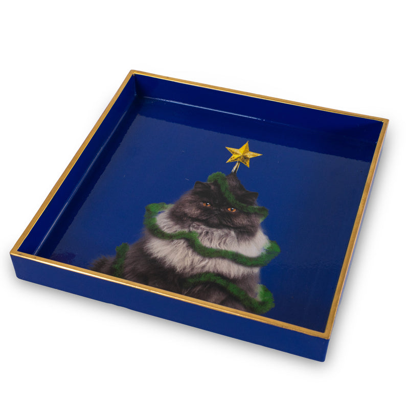 Vassoio Portatutto In Pelle Con Teschio Di Girasole – Regalo Uomo Originale E Impermeabile Per Tenere In Ordine Tasche E Scrivania