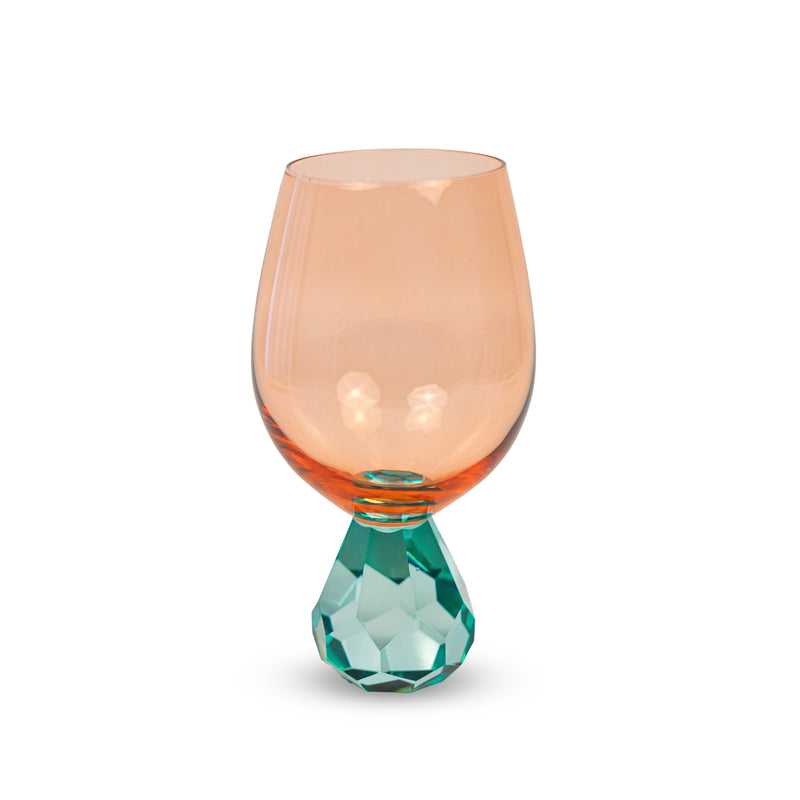 WD Lifestyle Bicchiere Cocktail in vetro Effetto Diamante Anversa Line Natale 2024