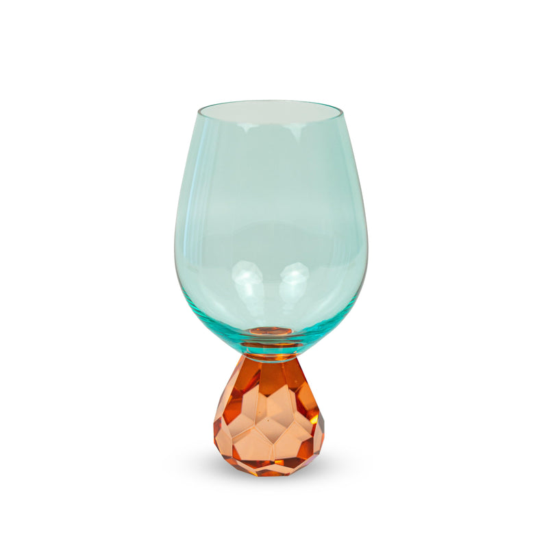 WD Lifestyle Bicchiere Cocktail in vetro Effetto Diamante Anversa Line Natale 2024