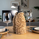 WD Lifestyle | Glacette raffredda Bottiglia con Eco Pelliccia decorativa Napa Line Natale 2025