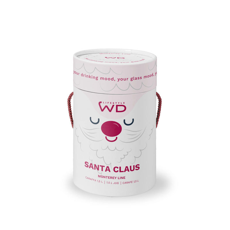 WD Lifestyle | Caraffa in vetro borosilicato con decoro interno Natale 2025