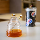 WD Lifestyle | Barattolo per Miele in vetro con decoro Ape capienza 500 ml