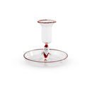 WD Lifestyle | Portacandele in vetro con decoro Natalizio - Natale 2025