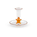 WD Lifestyle | Portacandele in vetro con decoro Natalizio - Natale 2025