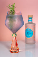 WD Lifestyle | Calice per Gin Tonic in vetro con base effetto diamante