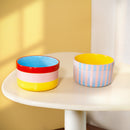 WD Lifestyle | Set 2 coppette 300 ml  in stoneware dipinte a mano