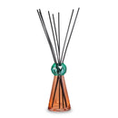 WD Lifestyle | Boccetta in vetro per fragranze Ø9,5xH17,8 cm con stick neri