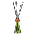 WD Lifestyle | Boccetta in vetro per fragranze Ø9,5xH17,8 cm con stick neri