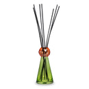 WD Lifestyle | Boccetta in vetro per fragranze Ø9,5xH17,8 cm con stick neri