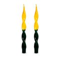 WD Lifestyle | Set 2 candele torchon bicolore