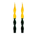 WD Lifestyle | Set 2 candele torchon bicolore