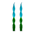 WD Lifestyle | Set 2 candele torchon bicolore