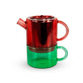 WD Lifestyle | Tea for one - Servizio da tè individuale in vetro con filtro in acciaio inossidabile