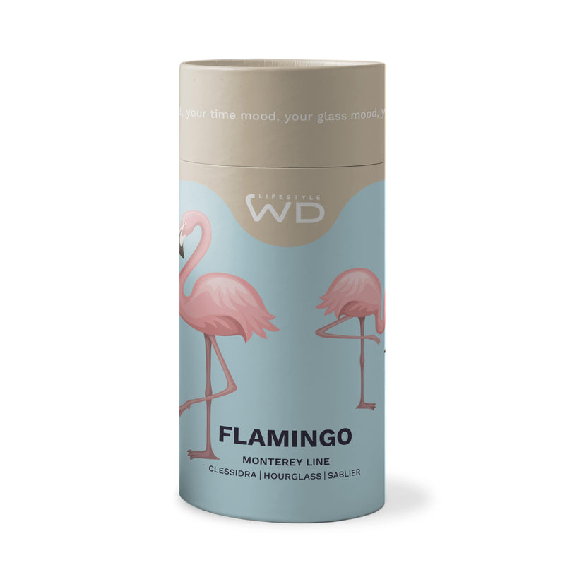 WD Lifestyle | Clessidra in vetro borosilicato con decoro interno in vetro