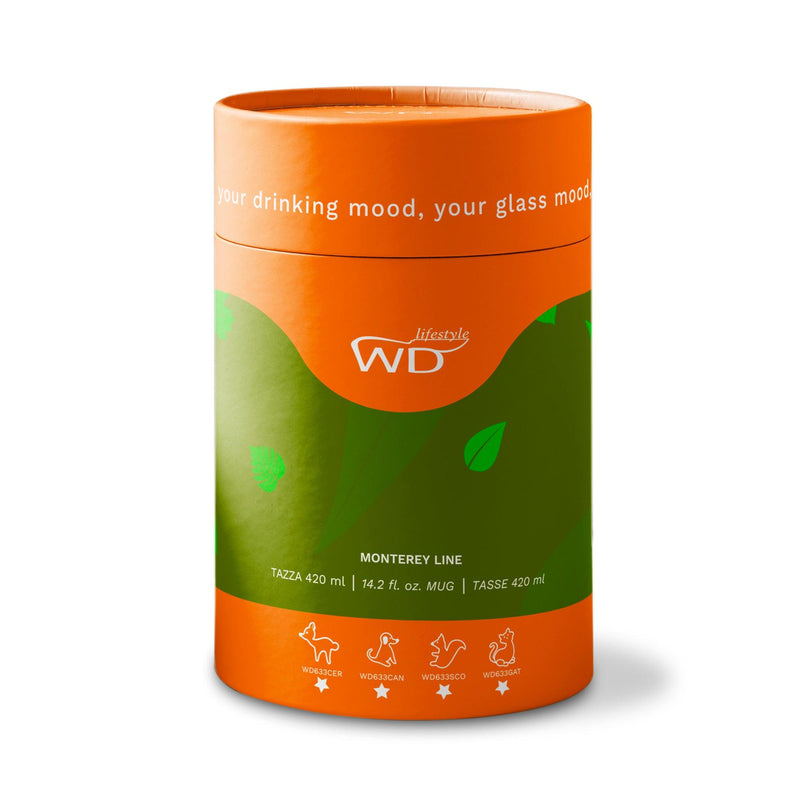 WD Lifestyle Tazza in vetro Borosilicato con decoro Monterey Line Natale 2024