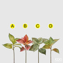 Fiore artificiale con ramo Caladium Olis H. 30 cm. EDG Enzo De Gasperi