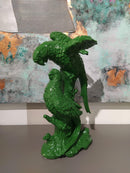 Scultura ceramica Parrots Couple Abhika