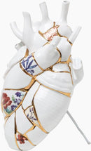 Vaso in Porcellana Love in Bloom Kintsug Seletti