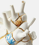 Vaso in Porcellana Love in Bloom Kintsug Seletti