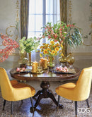 EDG Enzo De Gasperi | Vaso a righe con sfera e collo alto in vetro