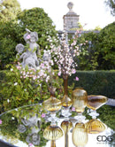 EDG Enzo De Gasperi | Vaso a righe con sfera e collo alto in vetro