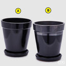 Vaso Svasato Glaze smaltato con sottovaso EDG Enzo De Gasperi