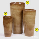 Vaso Glaze rotondo ceramica smaltata Waterproof EDG Enzo De Gasperi