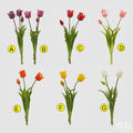 Fiore Artificiale Tulipano Olis con 3 Boccioli EDG Enzo De Gasperi