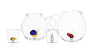 Brocca Animal Farm con decoro in vetro borosilicato Ichendorf Milano