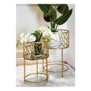 Portapiante in metallo Cachepot Tropical Plum  Fade Maison