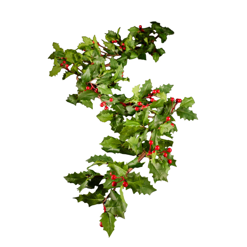 Enzo De Gasperi Festone Agrifoglio con bacche Natale 2025