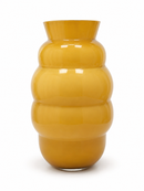 Onlylux | Vaso Ninfa in Vetro Artigianale – Colore Latte/Tabacco