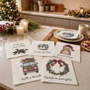 Simple Day | Set 20 Tovaglioli Natalizi in Carta 33×33 cm – 6 Decori