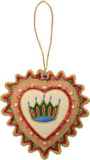 Baci Milano | Decorazione da appendere ricamata a Mano Il Natale del Re 2025