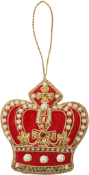 Baci Milano | Decorazione da appendere ricamata a Mano Il Natale del Re 2025