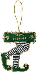 Baci Milano | Decorazione da appendere ricamata a Mano Il Natale del Re 2025