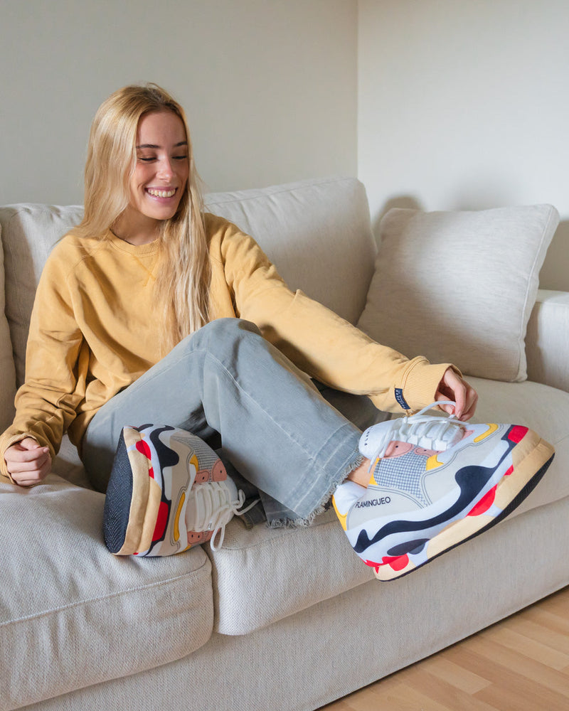 Flamingueo Pantofole Sneaker Taglia Unica