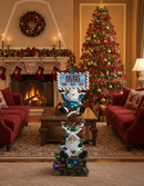 Timstor | Conto alla Rovescia con Personaggi Natalizi – H 195 cm | Natale 2025