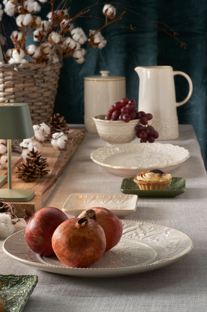Galbiati Milano | Set 4 Pz Ciotala in ceramica con decori a rilievo Sibilla