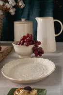 Galbiati Milano | Set 4 Pz Ciotala in ceramica con decori a rilievo Sibilla