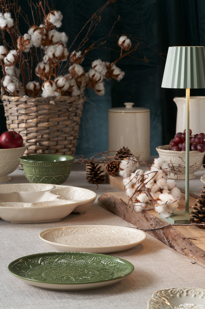Galbiati Milano | Set 4 Pz Ciotala in ceramica con decori a rilievo Sibilla