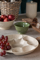 Galbiati Milano | Set 4 Pz Ciotala in ceramica con decori a rilievo Sibilla