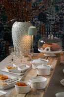 Galbiati Milano | Set 7 Pz Antipastiera quadrata in porcellana alluminica Convivio