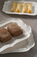 Galbiati Milano | Set 2 Vassoi festonati in porcellana alluminica Convivio