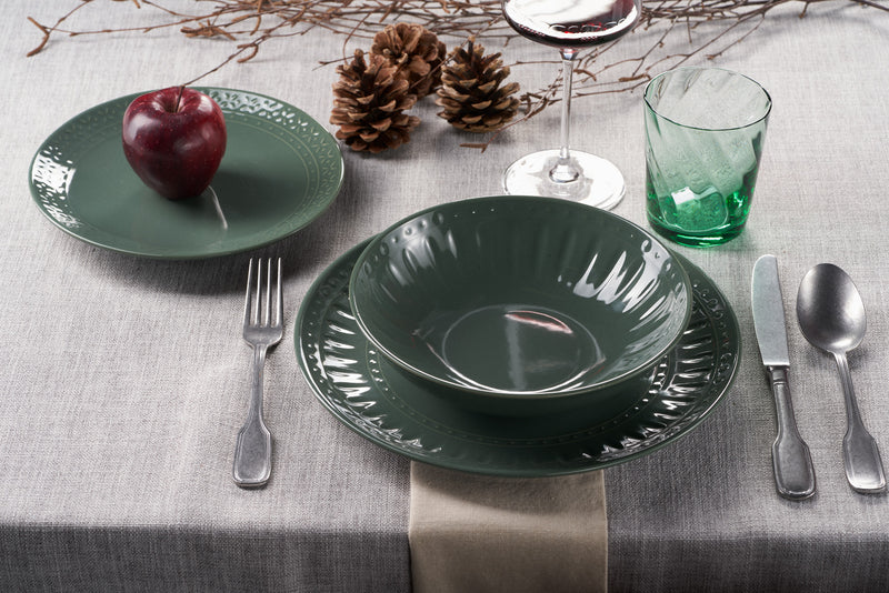 Galbiati Milano | Set 18 Pz Piatti da tavola in gres porcellanato Madrigal