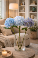 EDG Enzo De Gasperi | Ortensia Ramo Con Foglie H 65 cm.