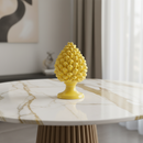 Verus Caltagirone Pigna Siciliana in Ceramica Giallo Lucido
