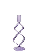 Galbiati Milano Portacandela Chains a Rombi in vetro Borosilicato colorati