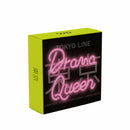 scatola neon drama queen